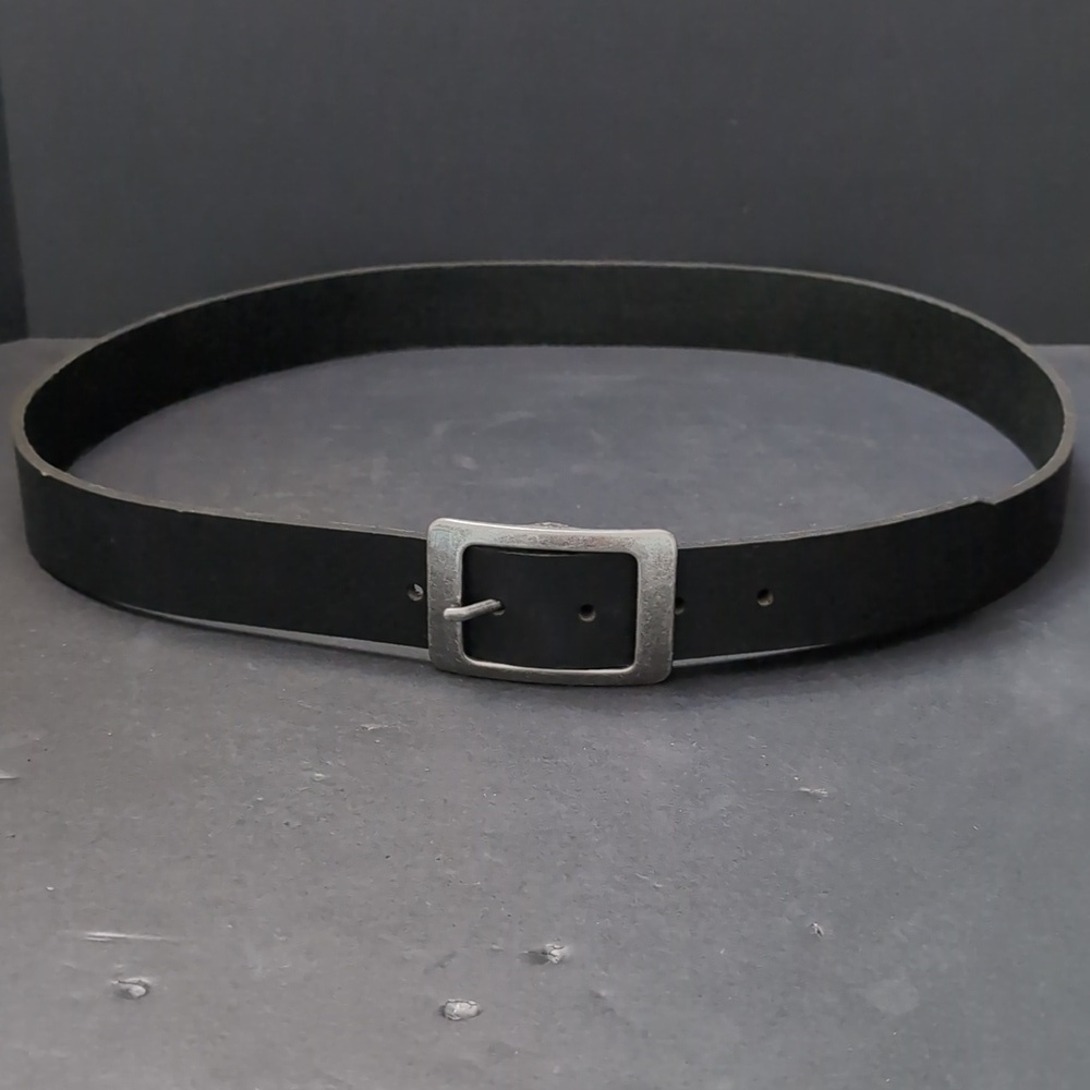 Bootlegger Men's Black Genuine Leather Belt,XL.